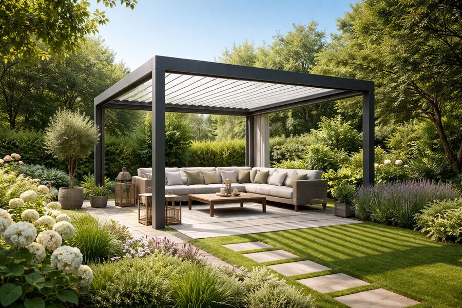 Pergola bioclimatica o tenda da sole: quale copertura scegliere per lo spazio esterno Pergola bioclimatica o tenda da sole: quale copertura scegliere per lo spazio esterno